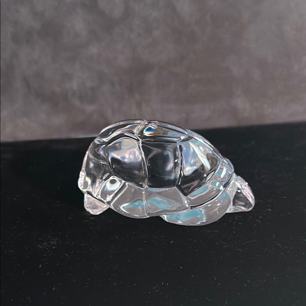 Signed Atlantis Crystal Figurine/Paperweight